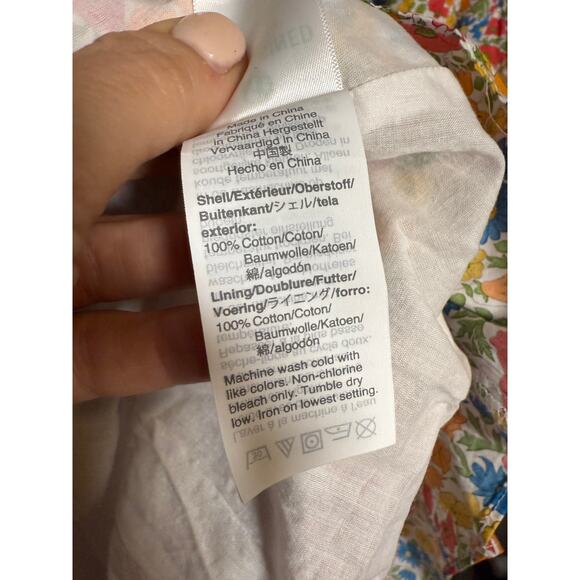 J. Crew x Liberty Fabric Tiered Midi Dress Sz. XS - Picture 5 of 5